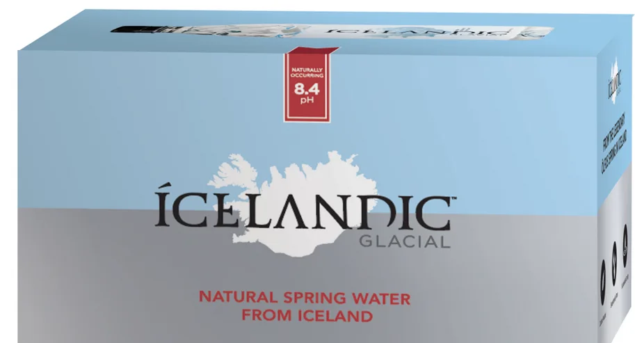 Icelandic Glacial Isländisches Mineralwasser natürlich 