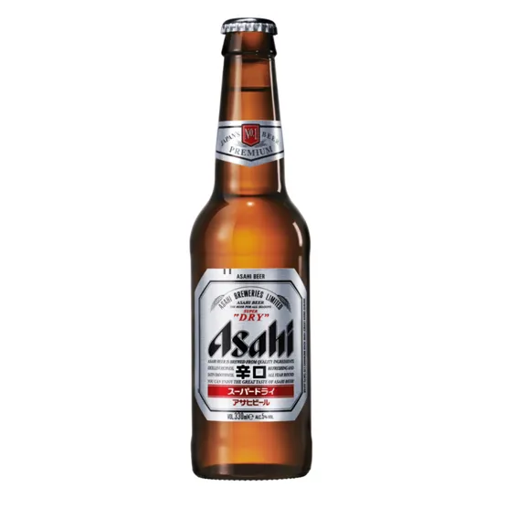 Asahi Super Dry Lagerbier 33 cl