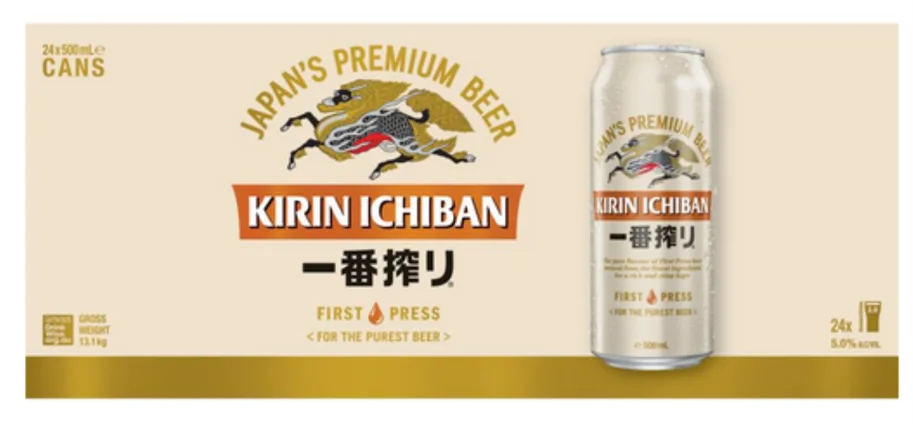 Kirin Ichiban Lagerbier 50 cl