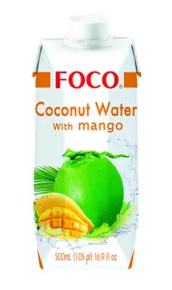 Foco Kokosnusswasser mit Mango 50 cl