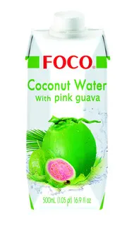 Foco Kokosnusswasser mit Pink Guava 50 cl