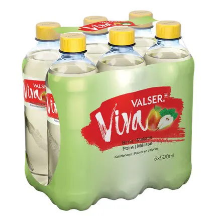 Valser Viva Mineralwasser Birne-Melisse 50 cl