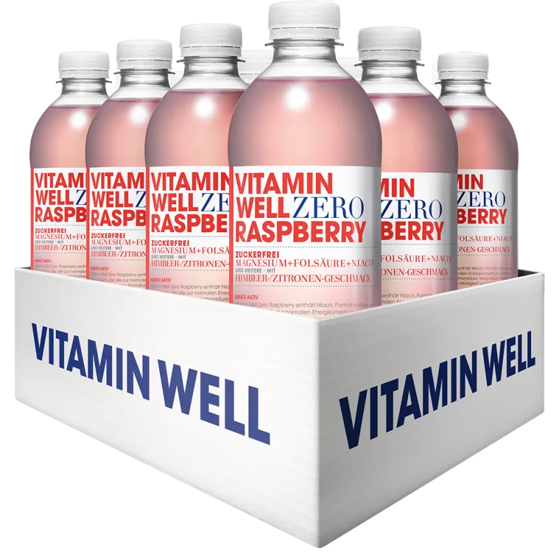 Vitamin Well Zero Himbeer-Zitrone 50 cl