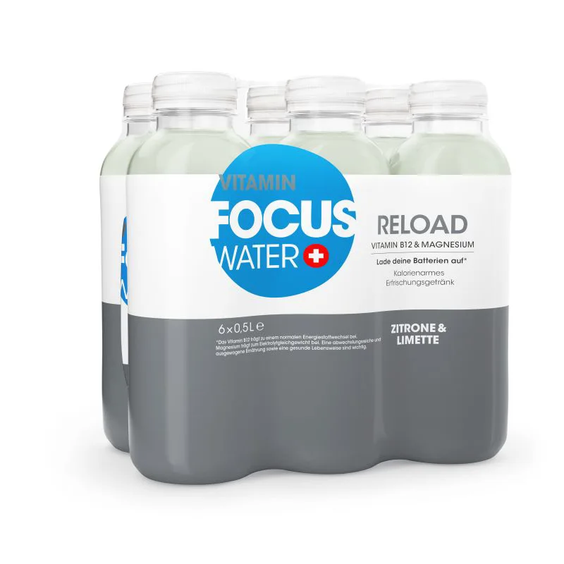 FocusWater Reload Zitrone-Limette 50 cl