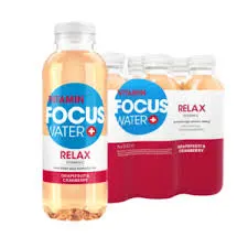 FocusWater Relax Grapefruit-Cranberry 50 cl