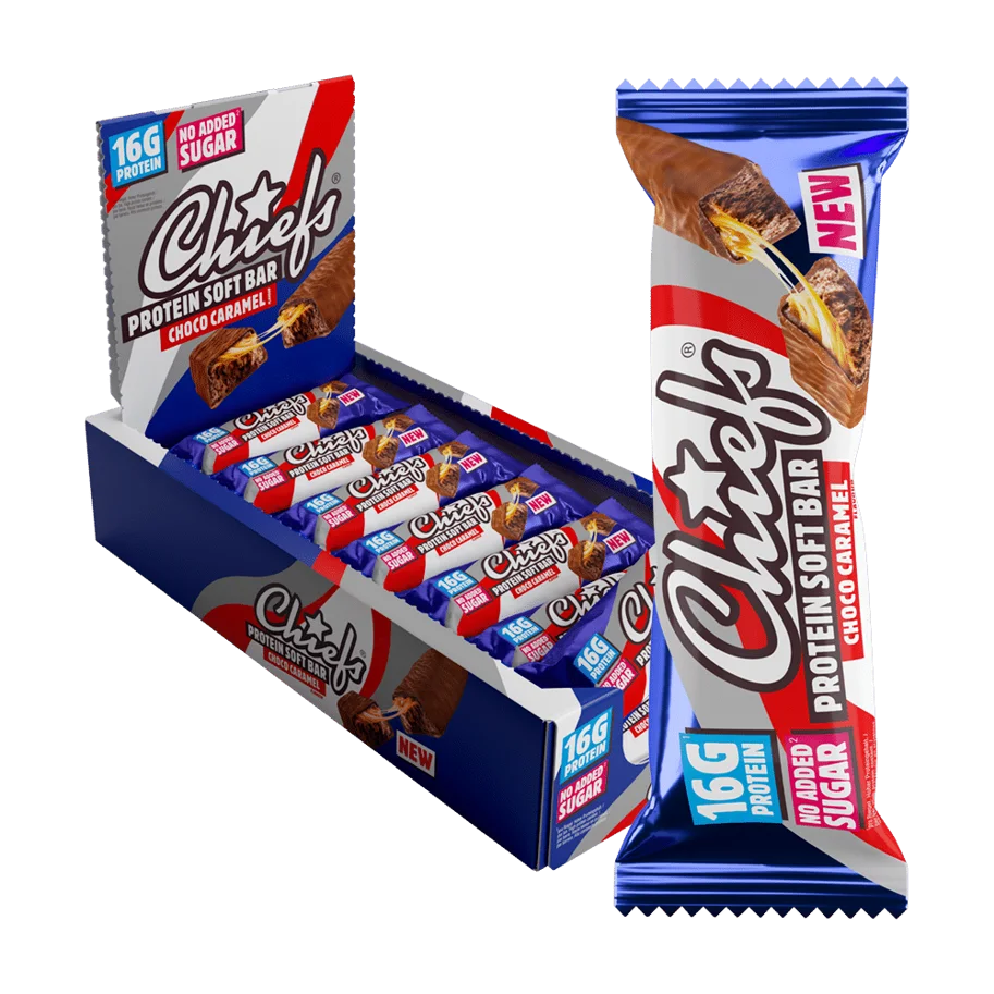 Chiefs Soft Protein Bar Choco Caramel 15x55g