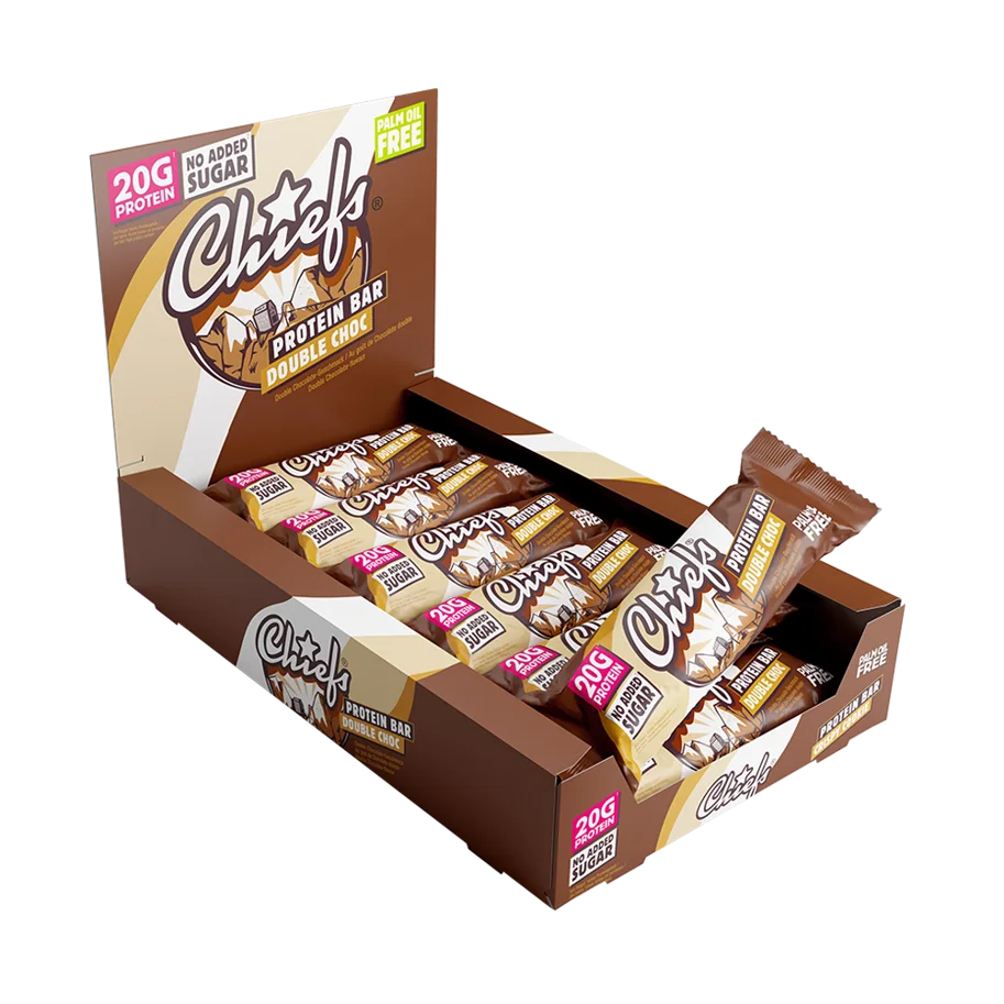 Chiefs Protein Bar Double Choc 12x55g