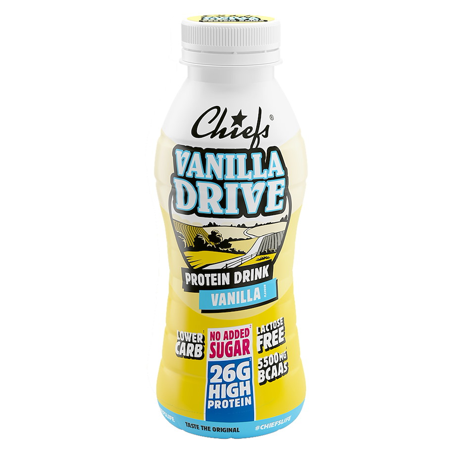 Bevanda proteica Chiefs alla vaniglia 8x330ml