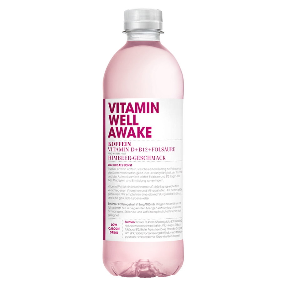 Vitamin Well Awake Himbeere 12x500ml