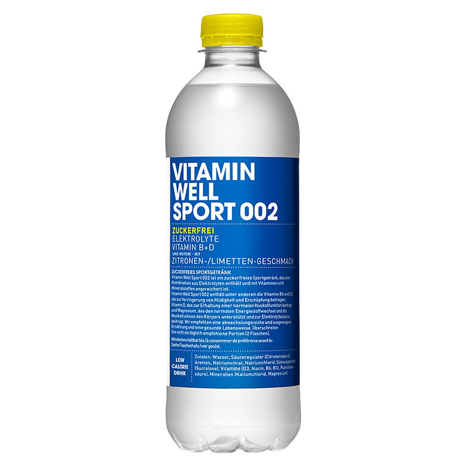 Vitamin Well Sport 002 Zitrone-Limette 12x500ml