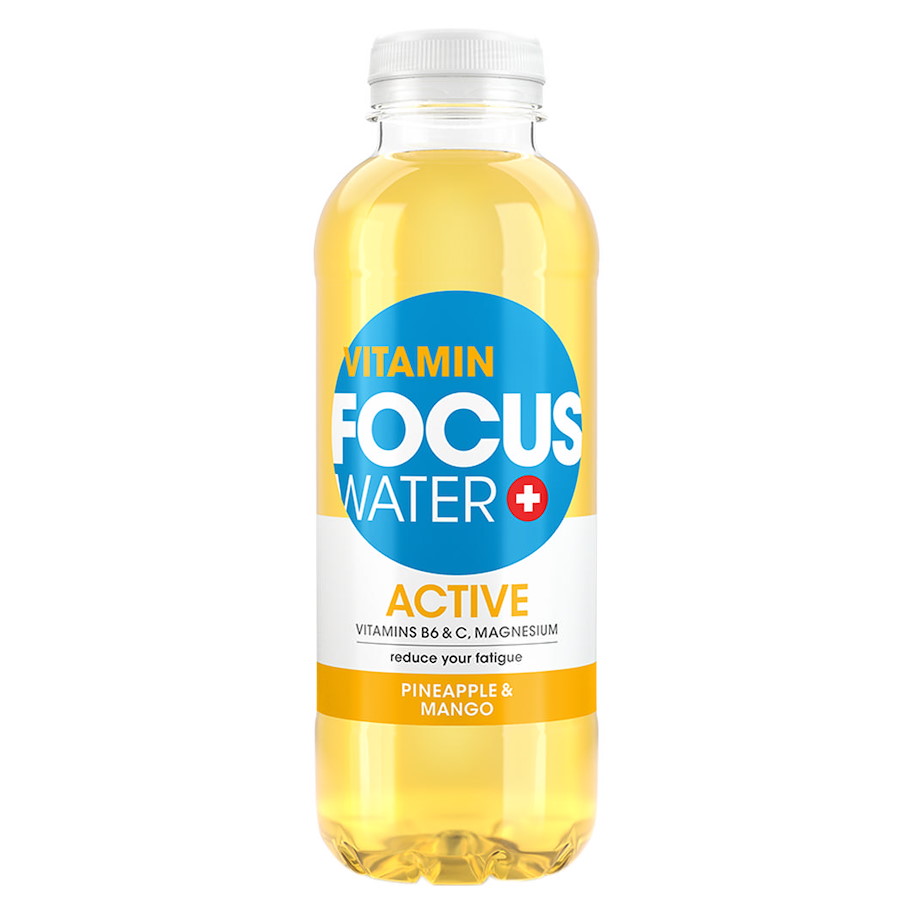 FocusWater Active Ananas-Mangue 12x500ml