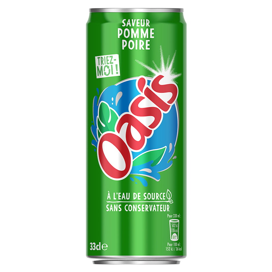 Oasis pomme-poire 24x330ml