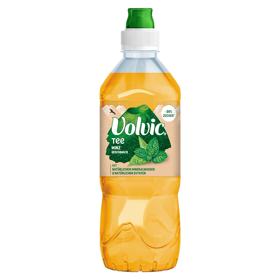 Volvic thé vert menthe bouchon sport 6x750ml