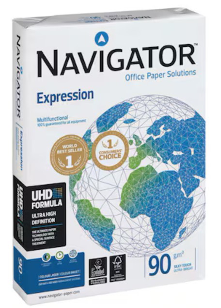 Papier à copier Navigator Expression A4 90gm2 500 feuilles