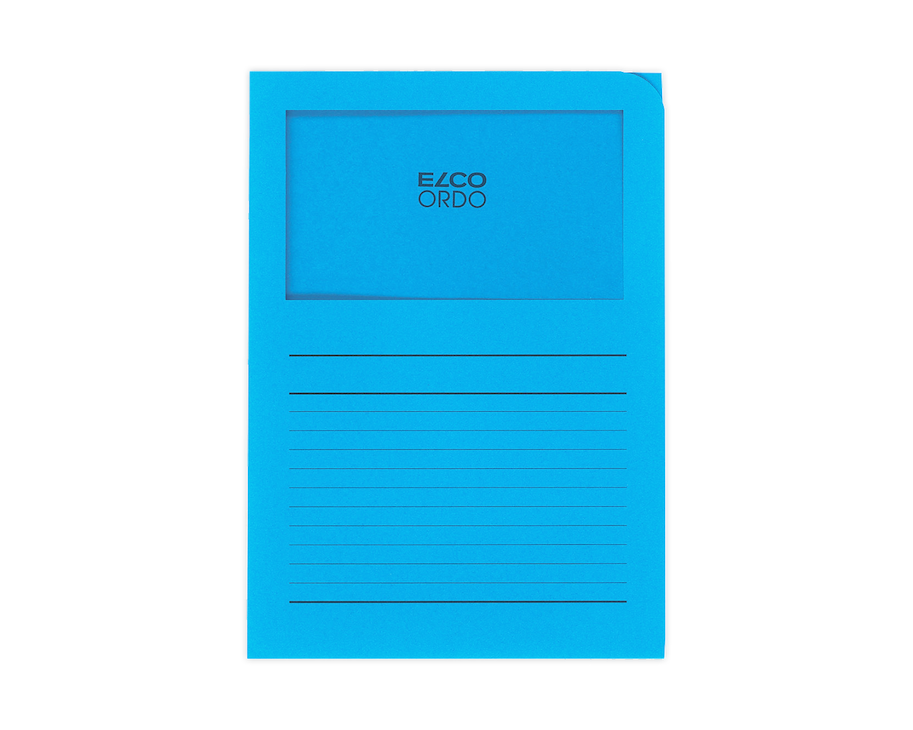 Dossier d'organisation Elco Ordo Classico A4 bleu royal imprimé 100 pièces (29489.33)