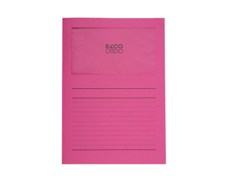 Dossier d'organisation Elco Ordo Classico A4 fuchsia imprimé 100 pièces (29489.52)