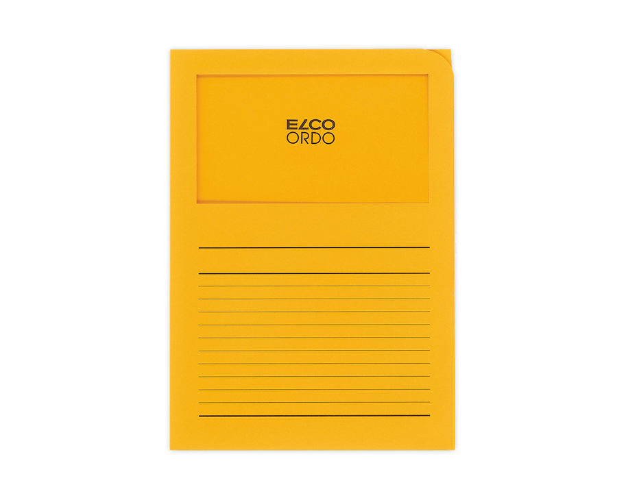 Elco Ordo Classico organization folder A4 golden yellow printed 100 pieces (29489.42)