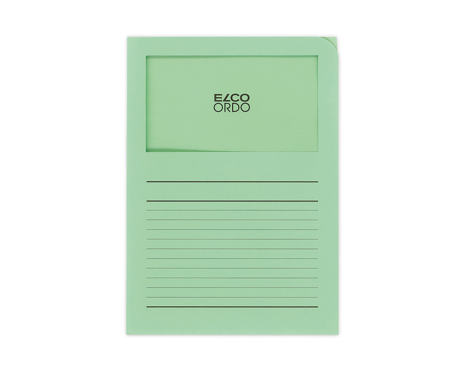 Dossier d'organisation Elco Ordo Classico A4 vert gazon imprimé 100 pièces (29489.61)