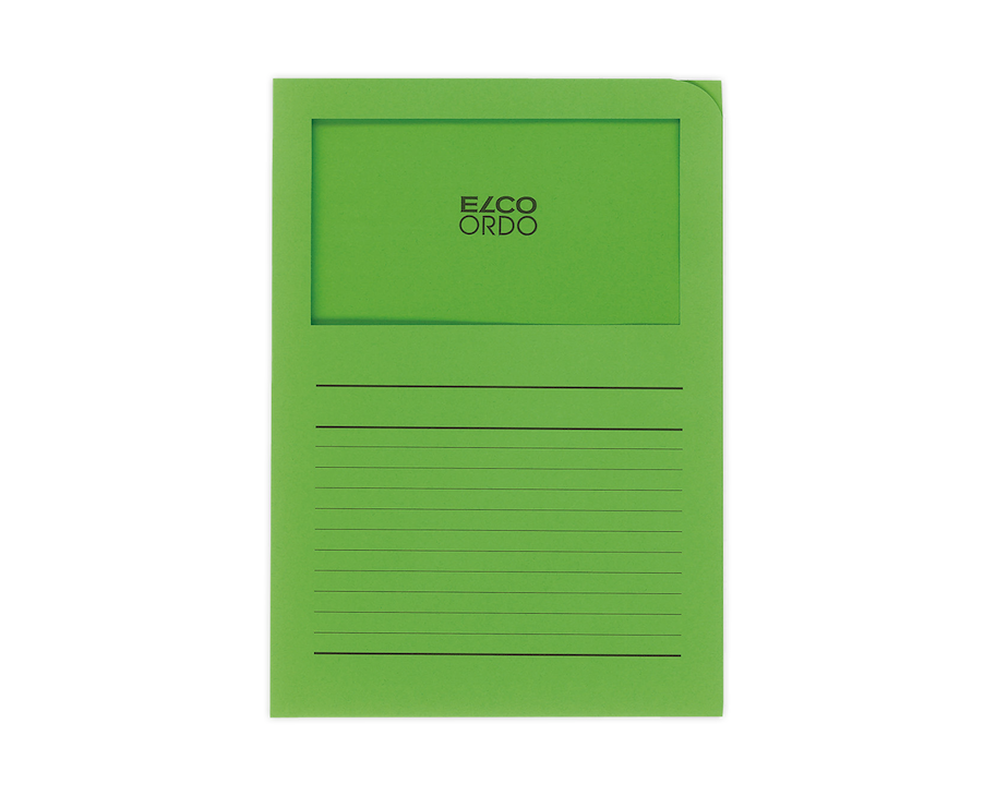Elco Ordo Classico organization folder A4 intensive green printed 100 pieces (29489.62)