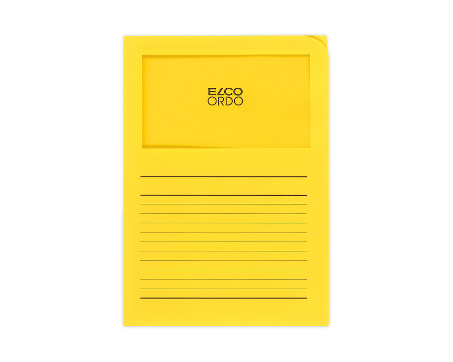 Elco Ordo Classico organization folder A4 intensive yellow printed 100 pieces (29489.72)