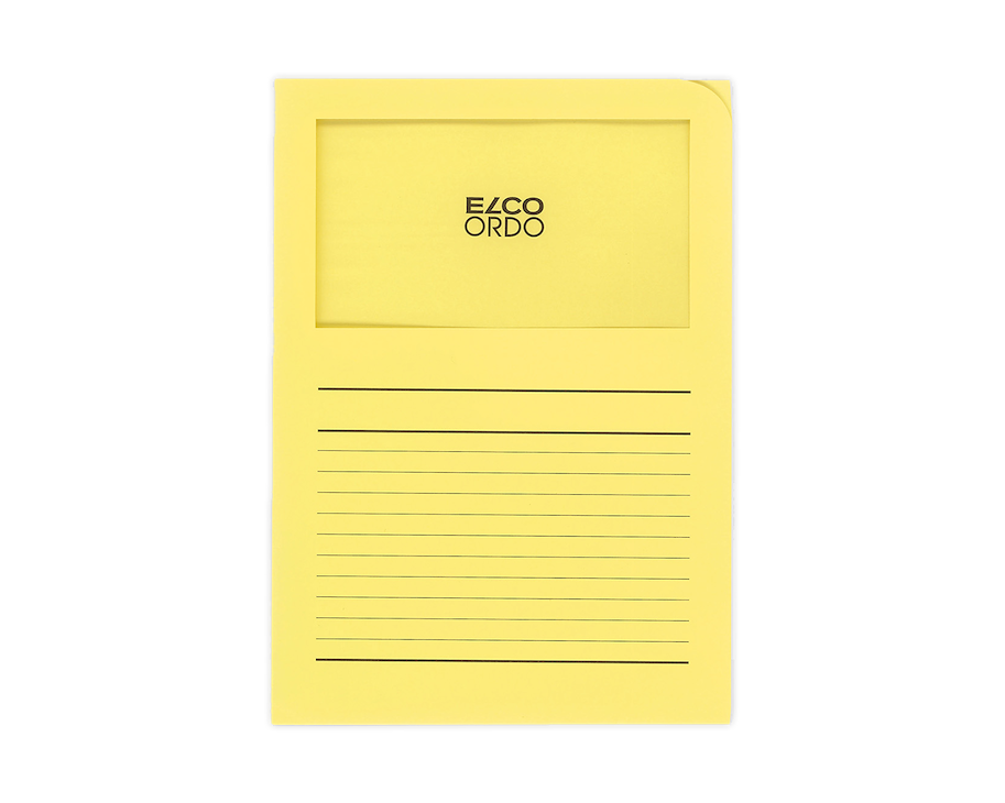 Elco Ordo Classico organization folder A4 yellow printed 100 pieces (29489.71)