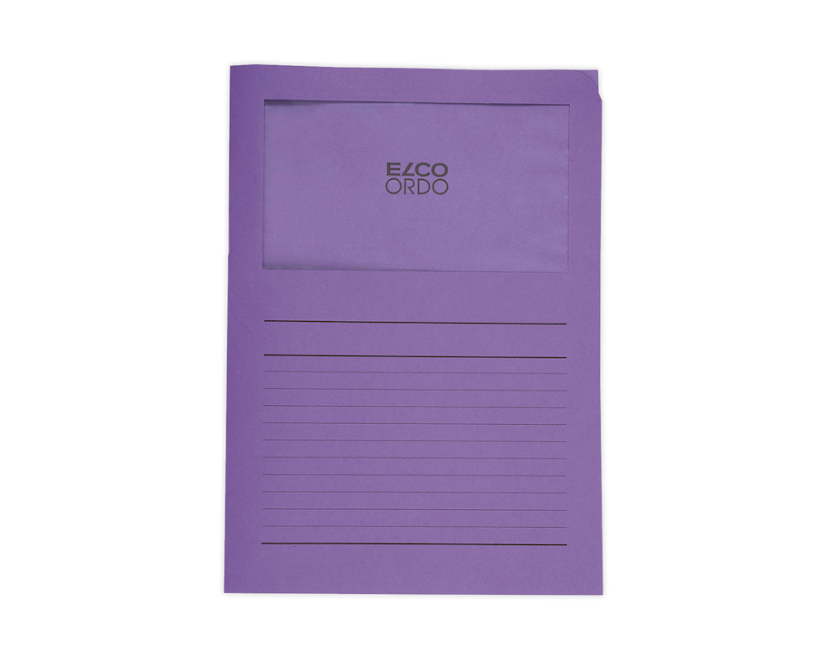 Elco Ordo Classico organization folder A4 purple printed 100 pieces (29489.53)