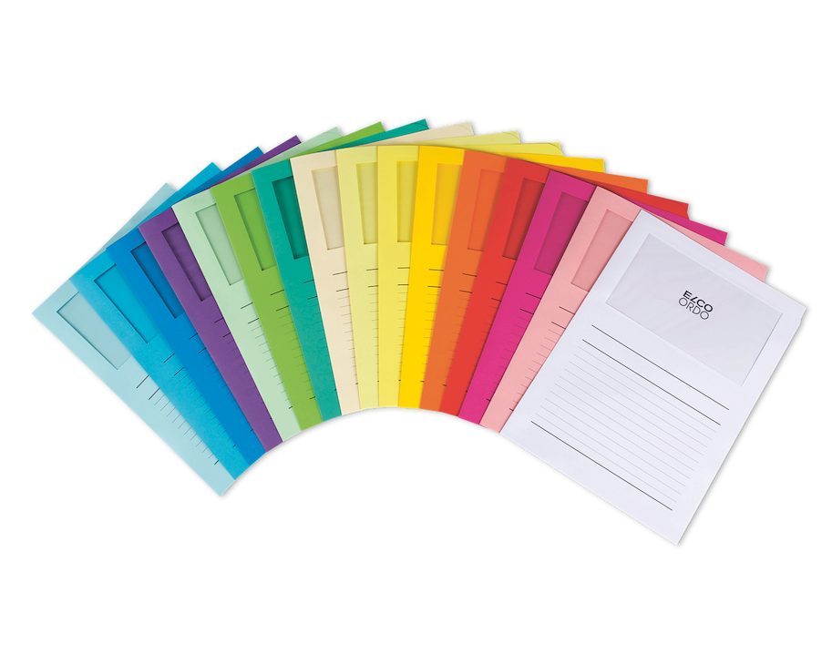 Elco Ordo Classico organization folder A4 assorted printed 100 pieces (29488.00)