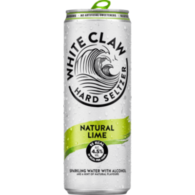 White Claw Hard Seltzer Natural Lime 33 cl Dose