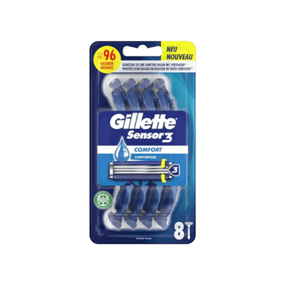 Gillette Einwegrasierer Sensor3 Comfort 8 Stück